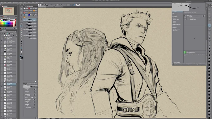 #NowReading "White sand" by Brandon Sanderson.
A little #FanArt of Kenton, the main character and Khriss.
Let me know what you guys think ? 
