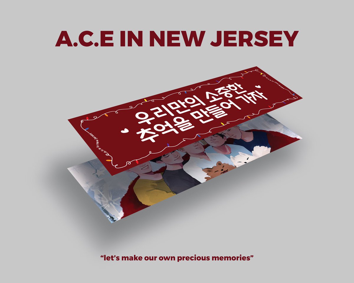 ACEinNJ's tweet photo. Let’s make our own precious memories together with #ACEinNJ ƪ(˘⌣˘)ʃ♡

Donations are also still open! Donate to the fanproject to ensure you receive a banner and a set of photocards (´▽｀)

Form 🔗: https://t.co/f62QjOCVis
Donations 🔗: https://t.co/mGvJ1pL4VS https://t.co/oSBYXUpF5n