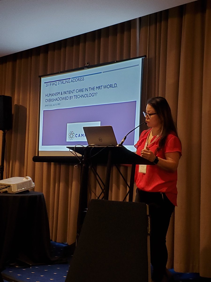 jlam04's tweet photo. Look who it is! It's @soojen6 delivering her 2019 WQ Stirling Address! #BCCancerSummit @CAMRT_ACTRM @camrt_bc https://t.co/ROiWTazc4S