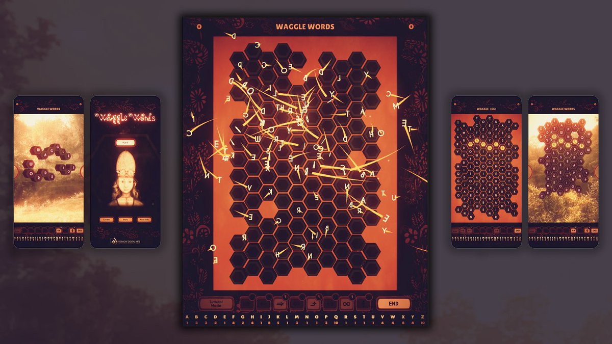 VTDigitalArts's tweet image. Looking for a word game to play over the holiday? @WaggleWords, our strategic word search game (with a bonus Augmented Reality component) was just updated! Now with over 300 unique level layouts, randomized letters and a unique daily game (every day)!  apps.apple.com/us/app/waggle-…