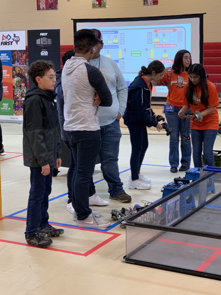 My Ari with STEM2 PREP ACADEMY representing at FLL Robotics Tournament. Kids did great today. 
#wearehcisd
#hcisdproud <a href="/stem2prep/">stem2prep</a>