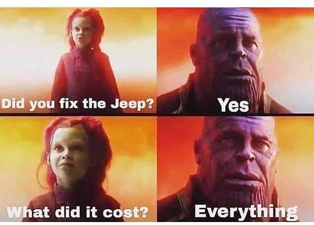 ✌❤🖖
#JeepLife
<a href="/KrawlZone/">Mister KrawlZone</a> <a href="/THEJeepMafia/">The Jeep Mafia</a> @JeweloftheJeeps <a href="/lcbusbin/">laura</a> <a href="/7DIRTYSLOTS/">TIMMY</a> <a href="/bonnieswatzel/">bonnieswatzell📸</a> @kayteedid13 @laurie988 @Jeep_Familys <a href="/iwata77/">kate</a> <a href="/D_Marie17/">Dani California</a> <a href="/DetroitYJeep/">Detroit YJ</a>