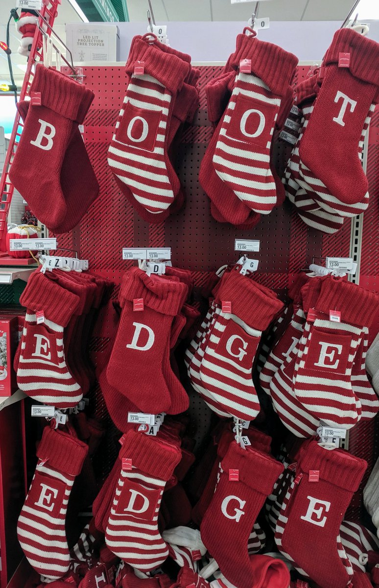 AnnArborForPete's tweet image. It&apos;s an act of hope to rearrange the Christmas stockings at Target.
#BootEdgeEdge @PeteButtigieg