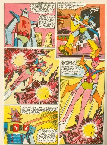 Mazin555 Taro V Twitter Do You Know Adriana D Female Robot In Spanish Mazinger Z Comic Please Share Info About Her With Me スペインのコミック版 マジンガーz 中身はレッドバロンですが に登場したアドリアーナd 詳細をご存じの方教えてください