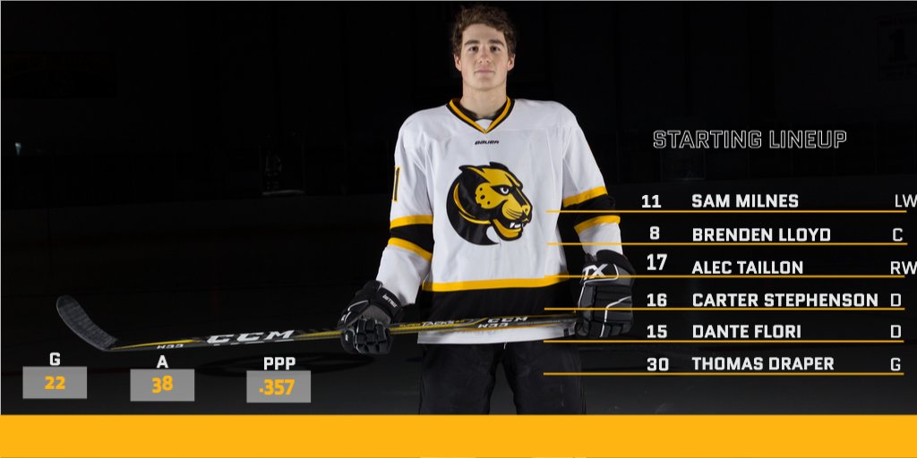 witathletics's tweet photo. Here are tonight's starters for the Men's Hockey matchup against the Salve Regina Seahawks! 

Tune in Online ➡️ https://t.co/YDsu1rMNbW https://t.co/lxw9ElG7HV