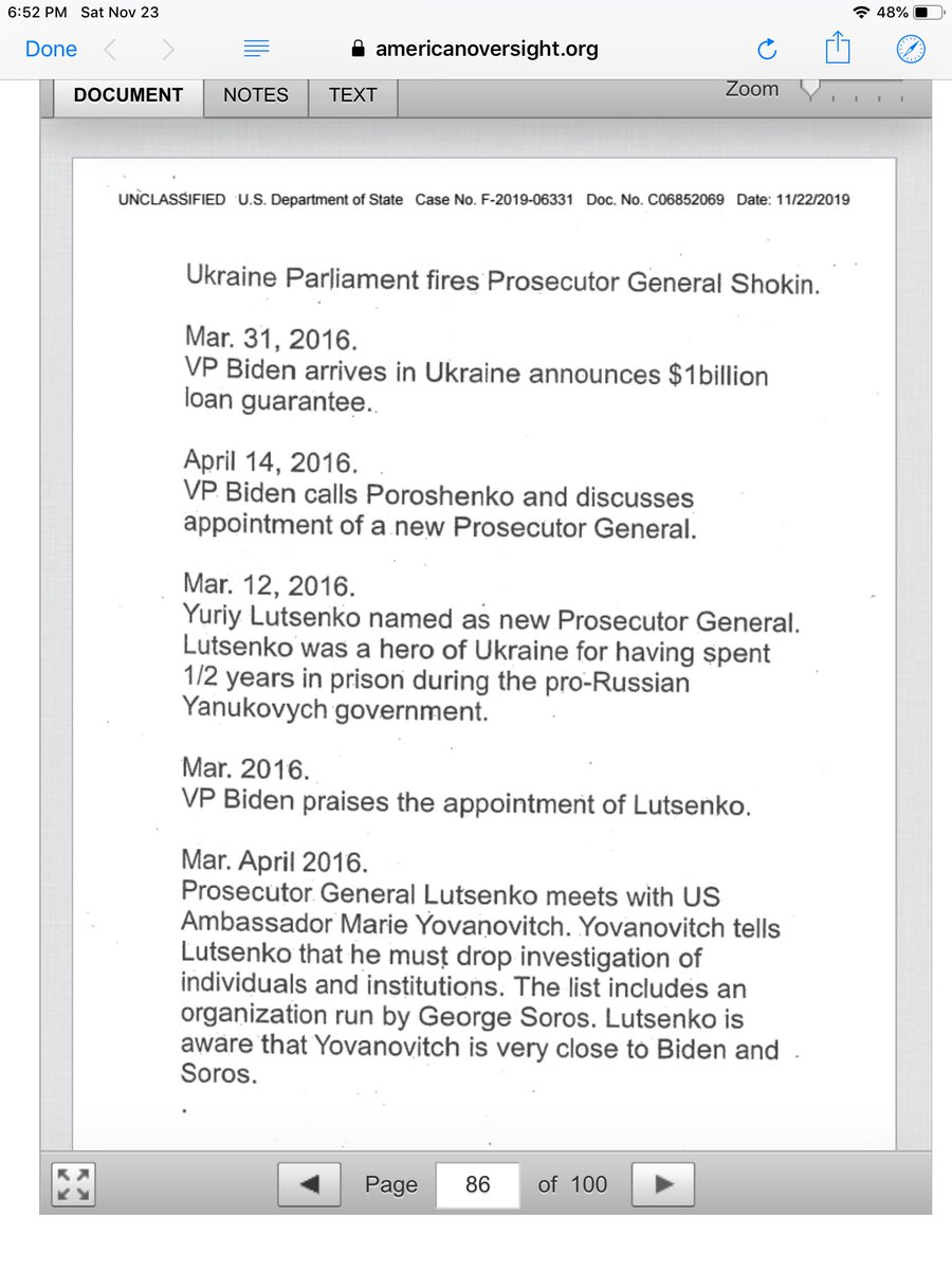 Lori_B_777's tweet photo. ⁦@StateDept⁩ declassified some Ukraine files

Joe Biden &amp; Hunter Biden are in trouble

Also shows George Soros connection mentioned by Glenn Beck in Democrat’s Hydra video 

Will link file to this tweet. Ignore leftist article and tweets. They obviously haven’t read it 🤣 https://t.co/6UAsyOnHiu