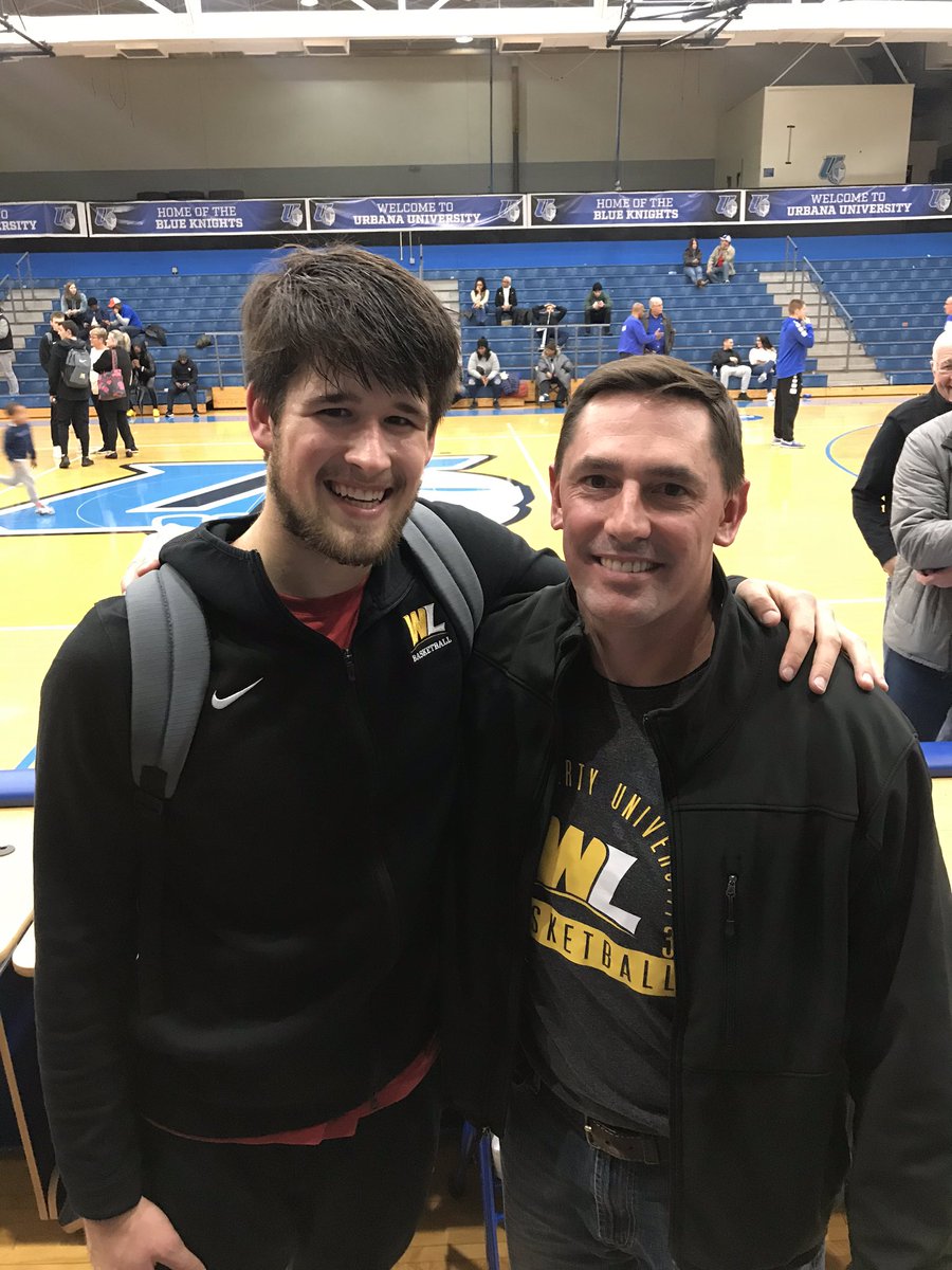 Great seeing <a href="/HazelbakerOwen/">owen hazelbaker</a> and @WLUHoops get the dub today, 101-76. Great game O! #johnniepride #family