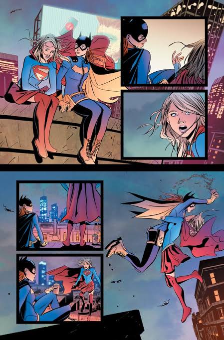TamaranLight's tweet image. |; Batgirl and Supergirl are so gay for each other please.