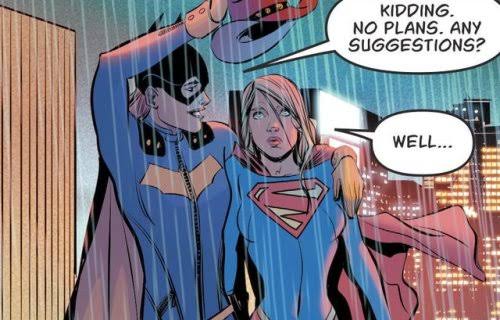 TamaranLight's tweet image. |; Batgirl and Supergirl are so gay for each other please.