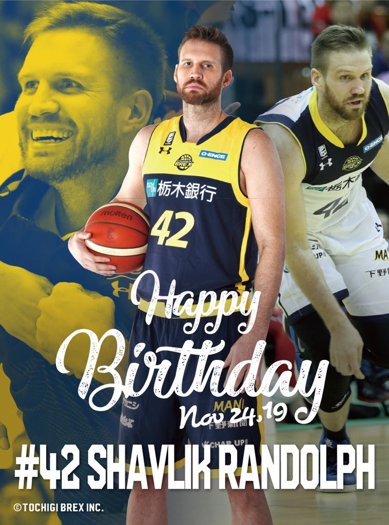 2019.11.24
Happy Birthday SHAVLIK RANDOLPH    