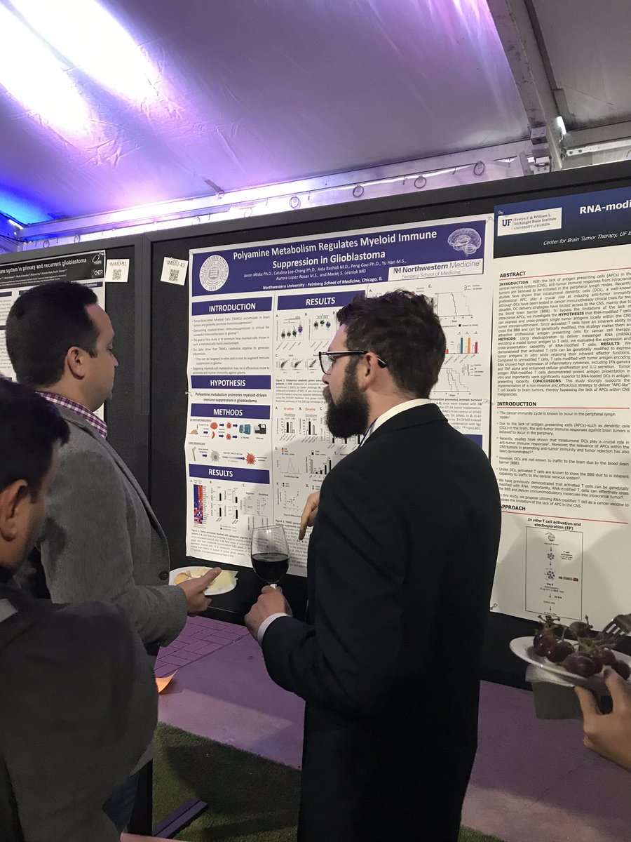 Jason Miska, Ph.D. <a href="/JasonMiska1/">Jason Miska</a> gathered attention with his work on tumor metabolism <a href="/SNO2019/">sno2019</a>
Check his work out!