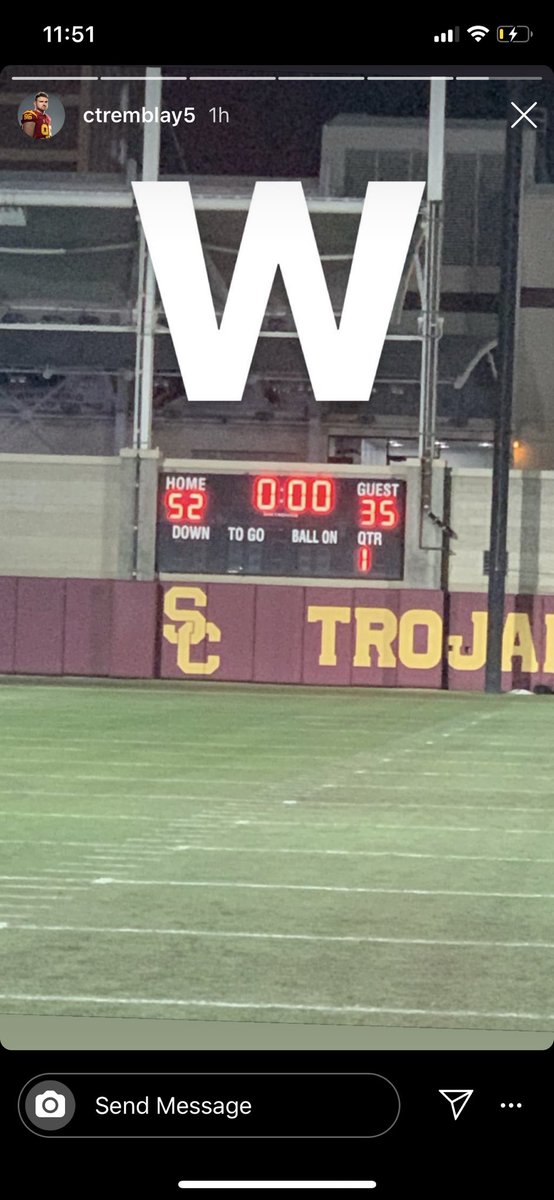 We knew we set the tempo with our W over UCLA managers, didn’t know we predicted the future though 👀