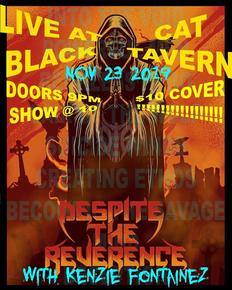 Tonight!!
Despite the Reverence w/ Kenzie Fontainez! 😱

<a href="/DTRofficialband/">DespiteTheReverence</a> #blackcatyxe #saskatoon #yxe facebook.com/events/3431110…