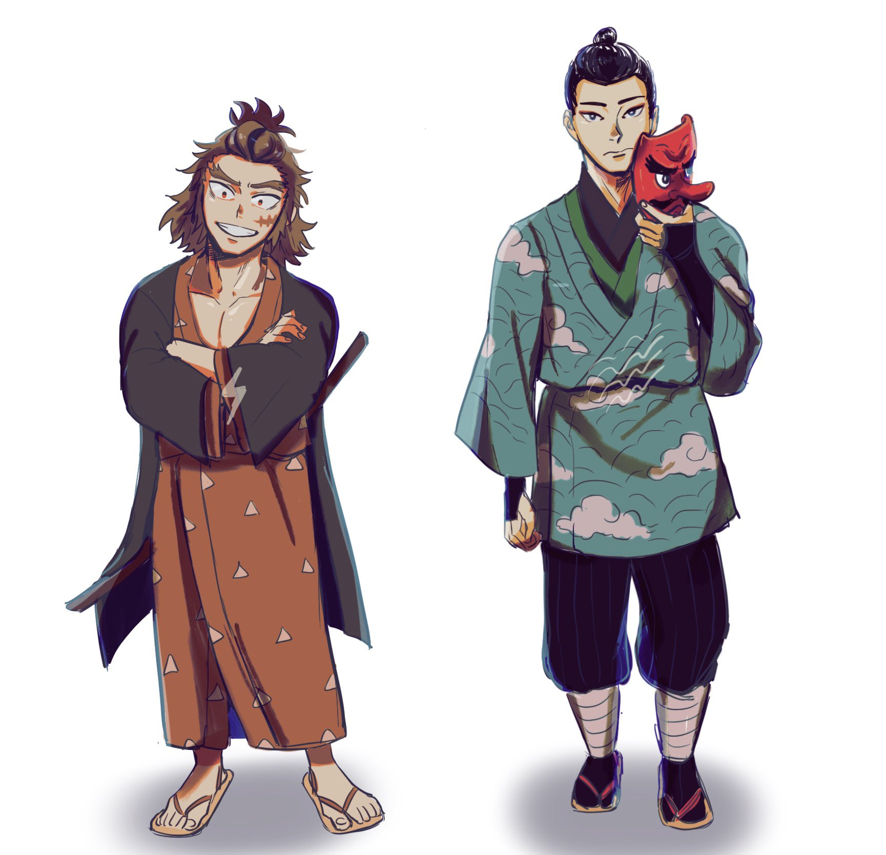 At what age do you think Urokodaki and Jigoro become retire ? Do