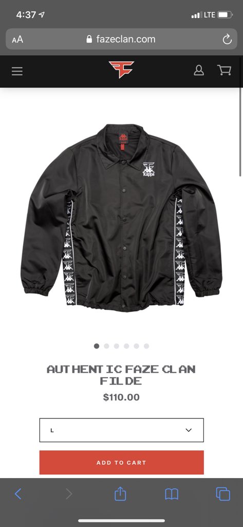 HydRa_Infinti's tweet photo. How many retweetโs for a #FaZeKappa jacket?? @Selkoe #FaZeUP https://t.co/osYt36qxoy