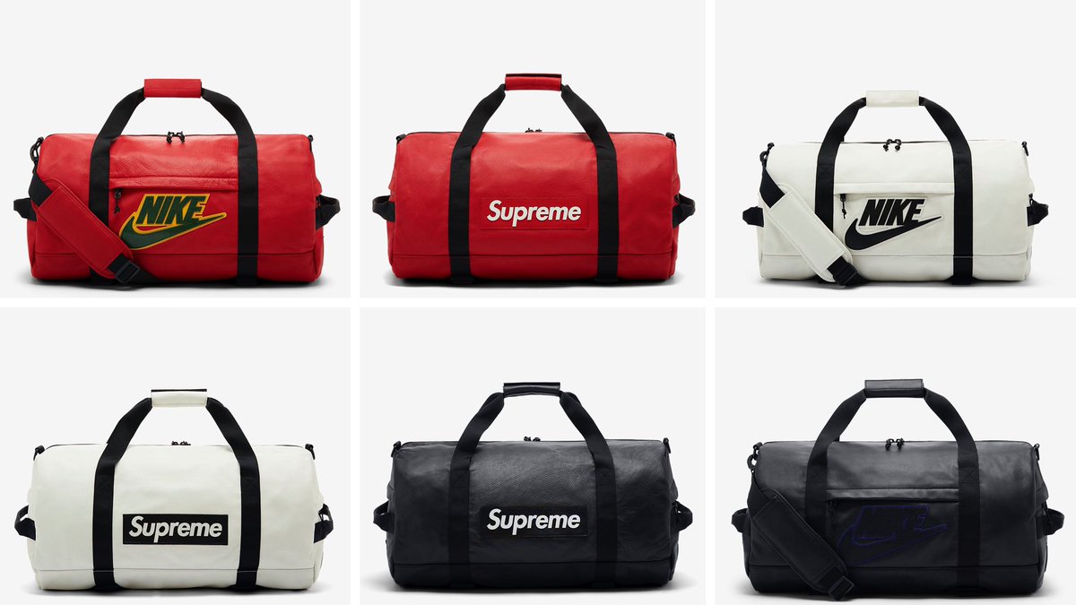 nike supreme duffle
