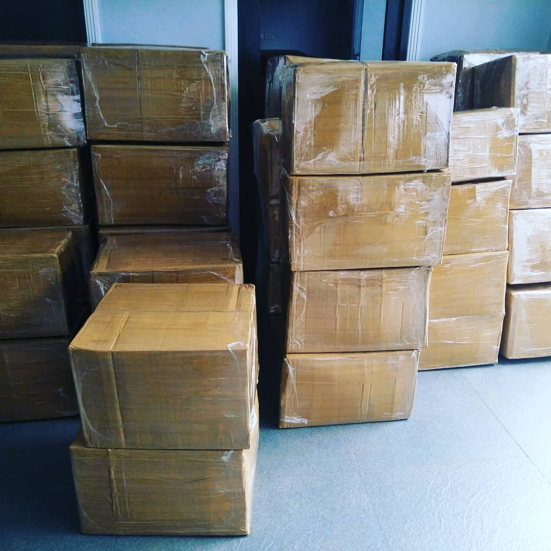 Finishing packing 1150kilo go to Michigan Usa