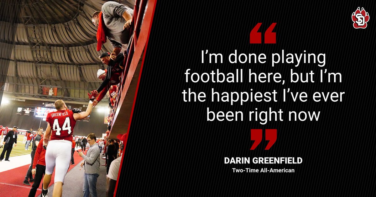 𝑻𝒉𝒂𝒏𝒌 𝒚𝒐𝒖, 𝑮𝒓𝒆𝒆𝒏𝒚. 𝑭𝒐𝒓 𝒆𝒗𝒆𝒓𝒚𝒕𝒉𝒊𝒏𝒈...

#WeAreSouthDakota | #GoYotes 🐾