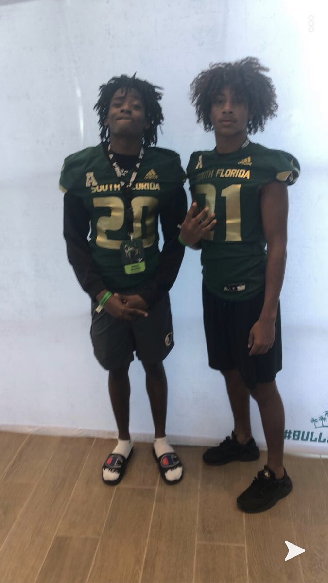 Had a great visit today at USF @Rickey_1970 @CoachWilliamsWR