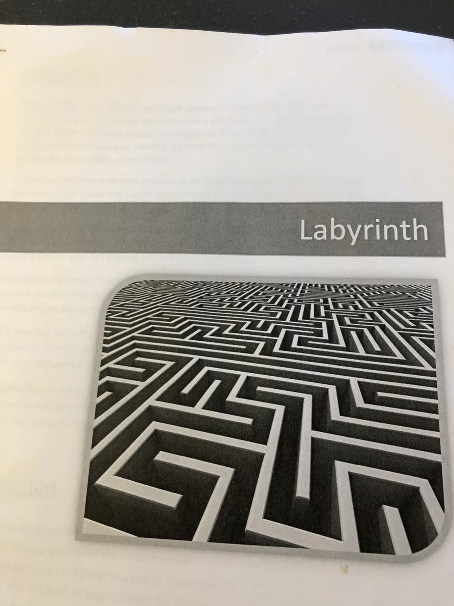 Working together to get through the labyrinth. Communication skills ✅ Focused attention ✅ Teamwork ✅ Memory recall ✅