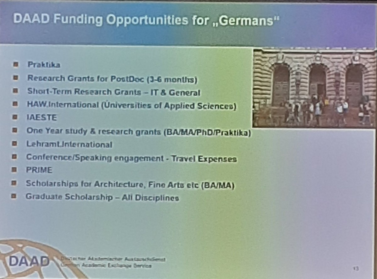 ChemistryNathan's tweet photo. Lots of opportunities available between Germany and Australia from @DAAD_Australia. #AvHMQ https://t.co/zRE5U76Mqy