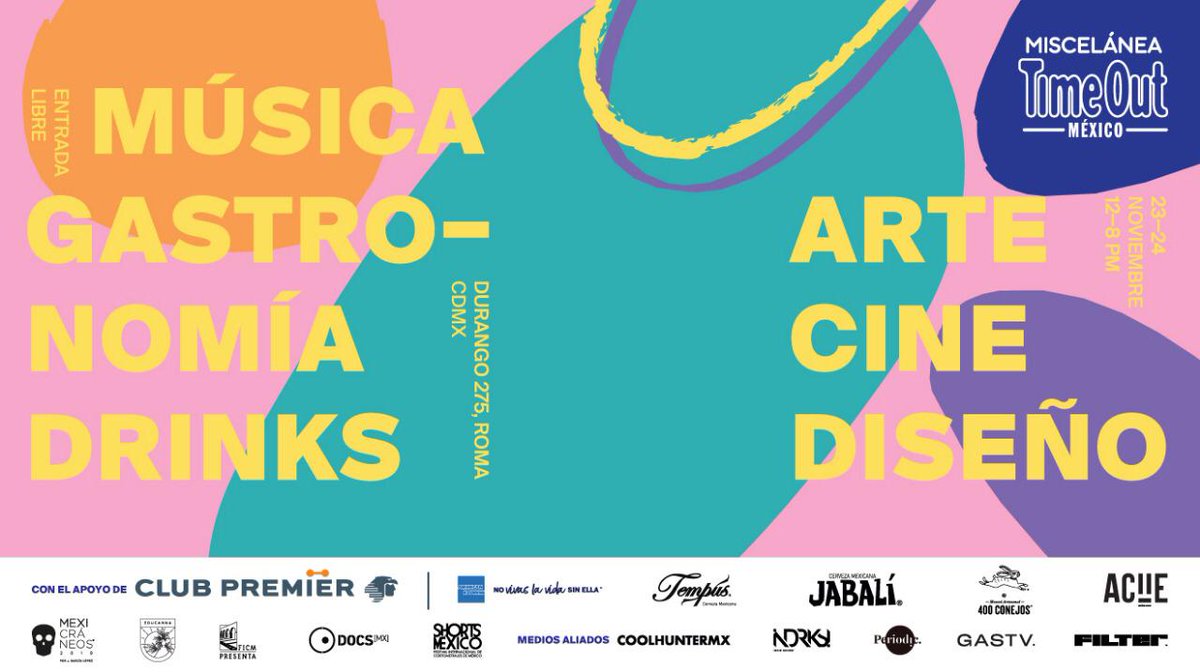 ache_'s tweet photo. . @TimeOutMexico siempre te recomienda los mejores lugares de la CDMX.
Ahora reúne lo mejor en un solo lugar ➡️#MiscelaneaTimeOut⬅️
Un mercado cultural de alimentos y diseño con música en vivo.
🗓️ Mañana 24 de noviembre, último día
📍Durango #275 Col. Roma
⏲️ 12 - 8 pm https://t.co/lMPtYbJLbs
