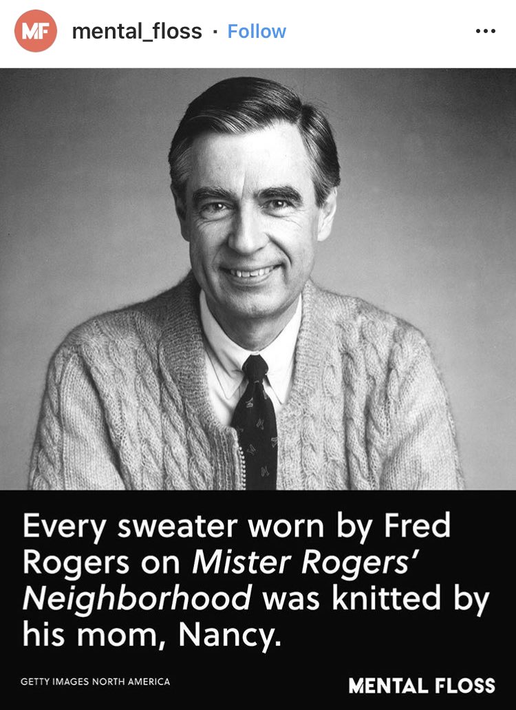 MisterRogersSay's tweet image. From @mental_floss