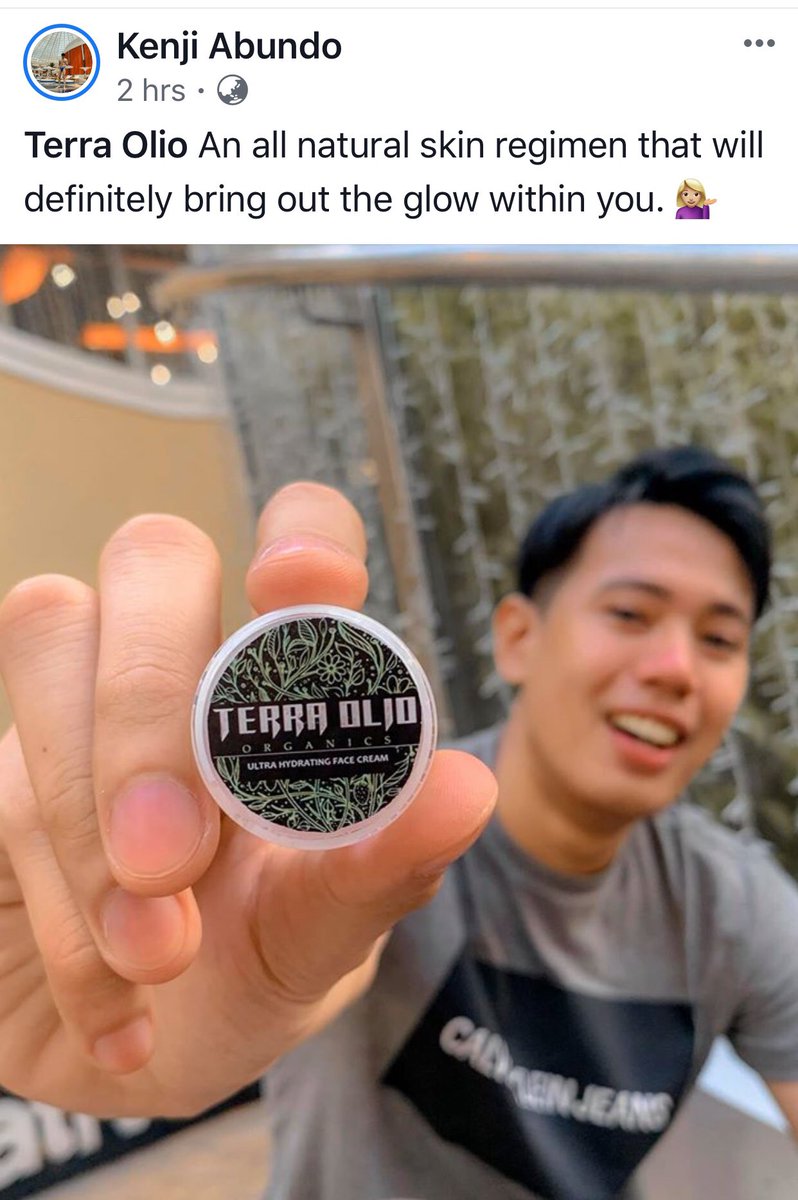 OlioTerra's tweet photo. Thanks @princeknji for supporting!! We at Terra Olio would love to see your skin at it’s utmost look, glowing, plump &amp; healthy. https://t.co/WzywStL8io