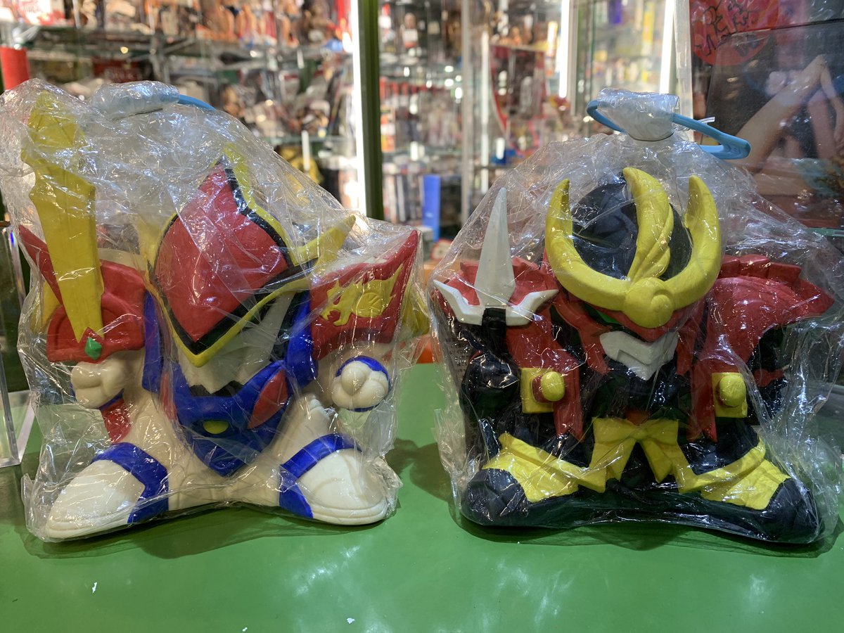 超魔神英雄伝ワタルぬいぐるみ ＆ ソフビ 貯金箱龍神丸