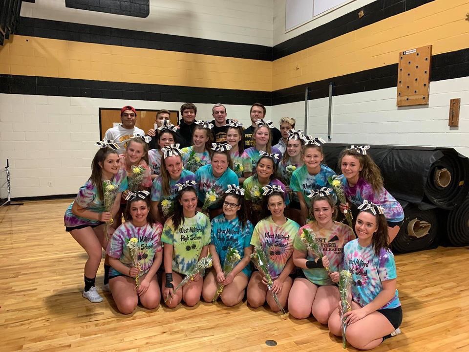 Thank you to everyone who helped and attended our competition today! It was a huge success! There was so much talent by all teams! Good luck to all on the remainder of your season! The WMHS cheerleading team thank you for the support! 💛🎀🖤