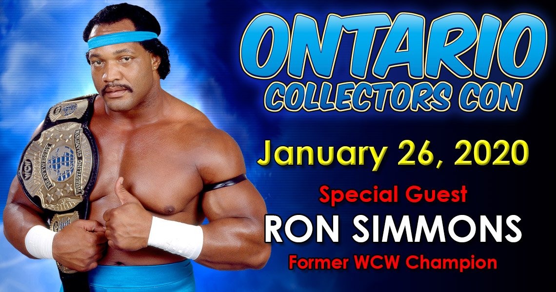 OntCollectorCon's tweet photo. #RonSimmons was the first black world champion in professional wrestling history. He was also a WCW World Tag Team and a WCW United States Tag Team Champion. In the WWF, he was a three-time WWF Tag Team Champion with Bradshaw as one half of the Acolytes Protection Agency. https://t.co/UxfnJiNX7n