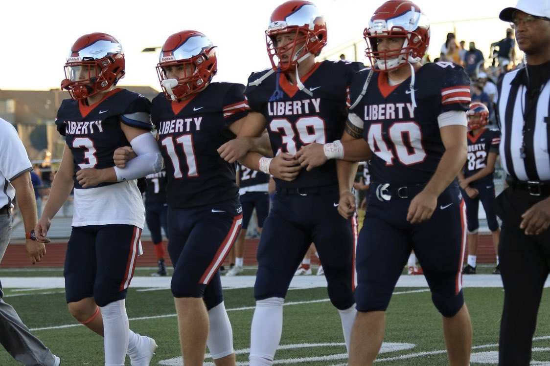 CoachZangriles's tweet photo. What a great season. This is a special  @LHSFTBALL team. These Seniors set a high standard of leadership and work ethic. Love these dudes. These memories will last forever. Wentzville Champions. District Champions. #ProudCoach #EaglesKingdom #Uncommon https://t.co/d6aTZJ1ejc