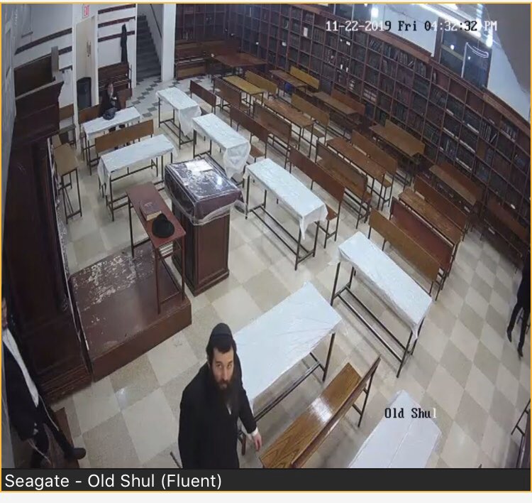 KnesesG's tweet photo. SHOCKING: watch as Meir Brikman who consider’s himself a “Rabbi” directed his hired goon Shia who threatens people of Seagate with his Rottweiler Dog to desecrate the Jewish Sabbath by vandalizing the cameras of our Cong. with tools last Friday night after the onset of Sabbath. https://t.co/pFRGnuwEHd