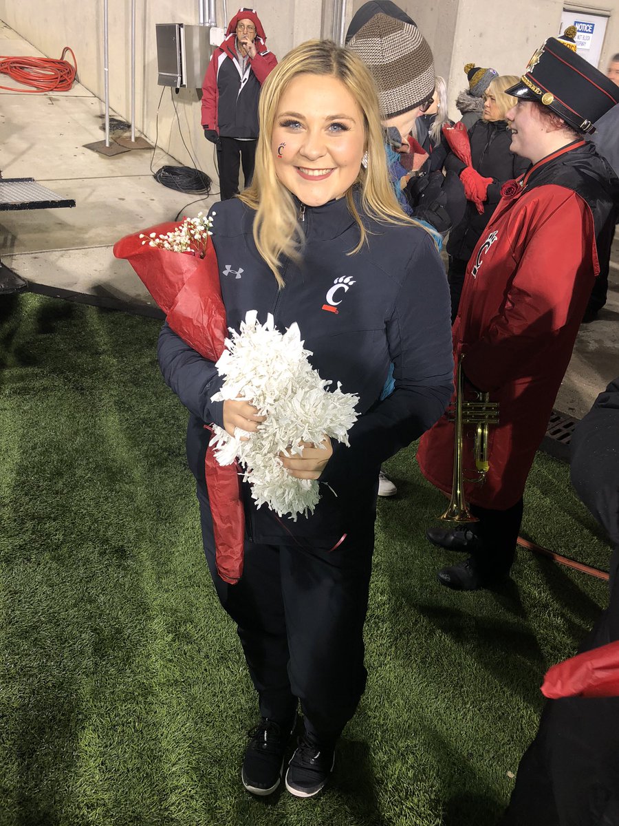 BHS_DANCE_TEAM's tweet photo. Wishing alumni @tess_palluzzi the happiest senior night ever! We couldn’t be more proud of your dedication to @GoBearcatsDANCE !! We love you so much! ❤️ https://t.co/2S0DItcBpk