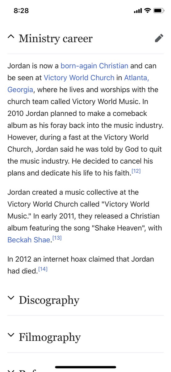 Decided to look up Montell Jordan. Had no idea he’s 6-8, a minister, and apparently survived an internet hoax