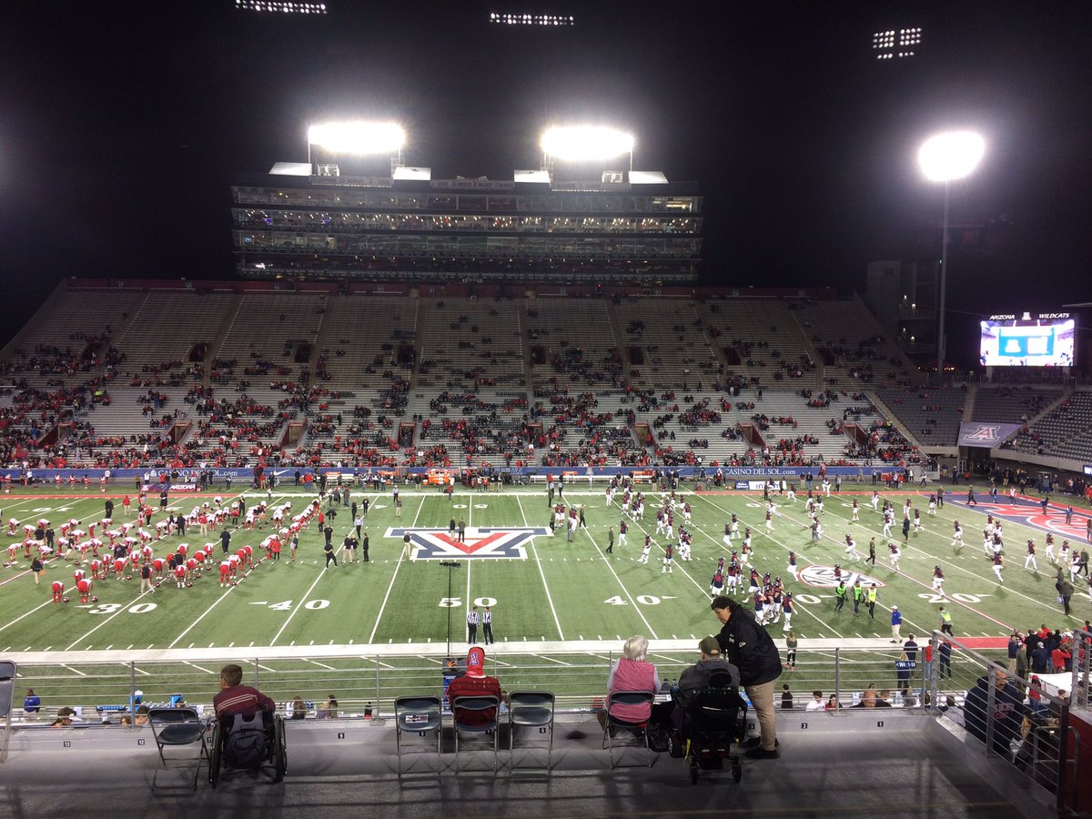 Excited for the game to start! #countdowntokickoff #uarizona