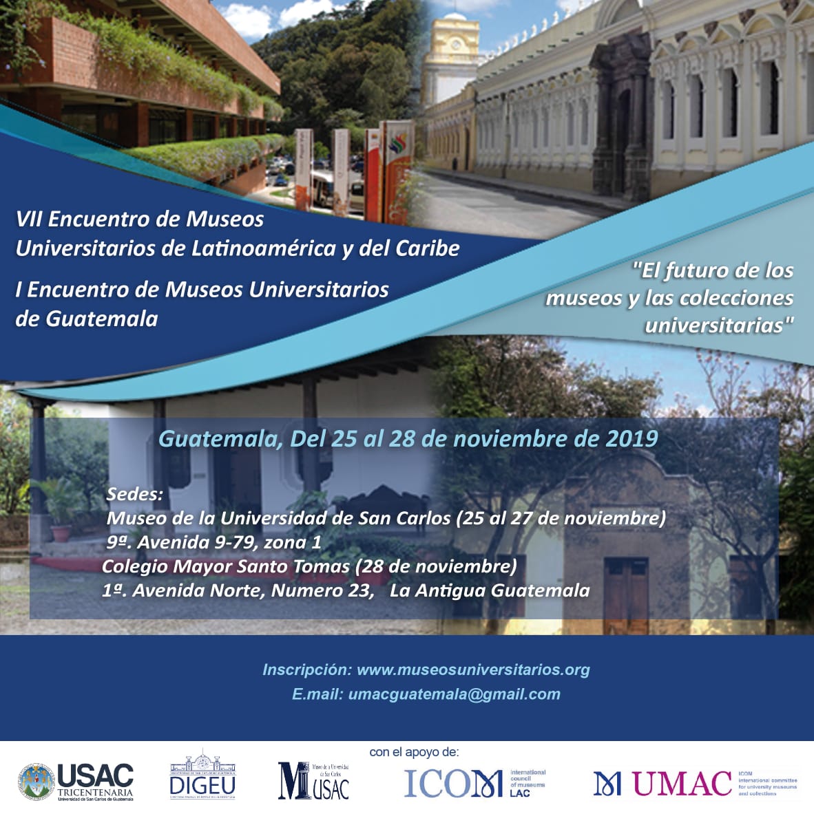 Próximo evento, para debatir el tema: El futuro de los museos y colecciones universitarias, con participantes de América Latina. La información esta en museosuniversitarios.org
