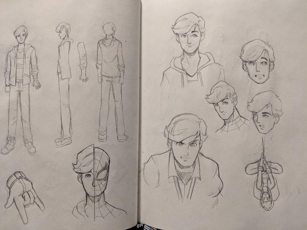 Made these psuedo #SpiderMan /Peter Parker studies. Modeled slightly after the 90's cartoon.
I've come to terms with it, but sometimes I wish John Semper got to make his season 6. Sounded like fun.