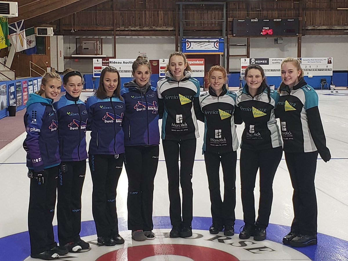 TeamBeckstead's tweet image. Great day at NGCC u18 competitive spiel.  Tough first game against a great @teamdipaolo put us in the B division.  Followed by a big WIN against @teammadden_ .  Thank you to both teams for a great day! @NGCurling @ngccyouth