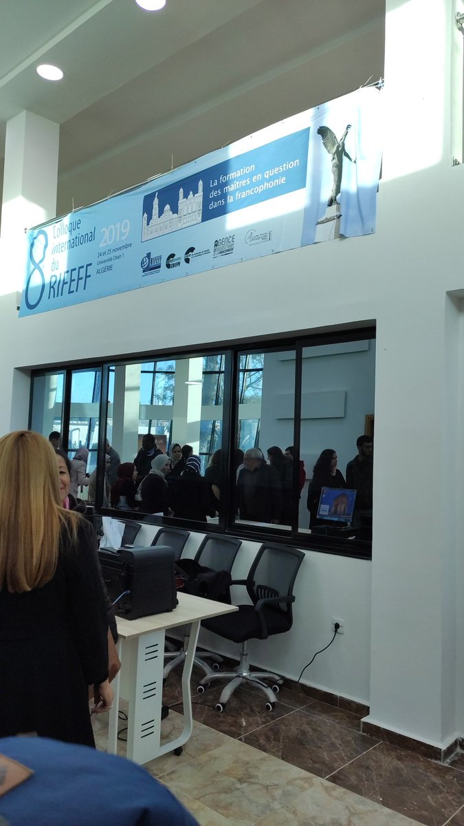 CencenMercier's tweet photo. Début du #colloque international du #RIFEFF 2019 Oran https://t.co/BmGOuST6Rc