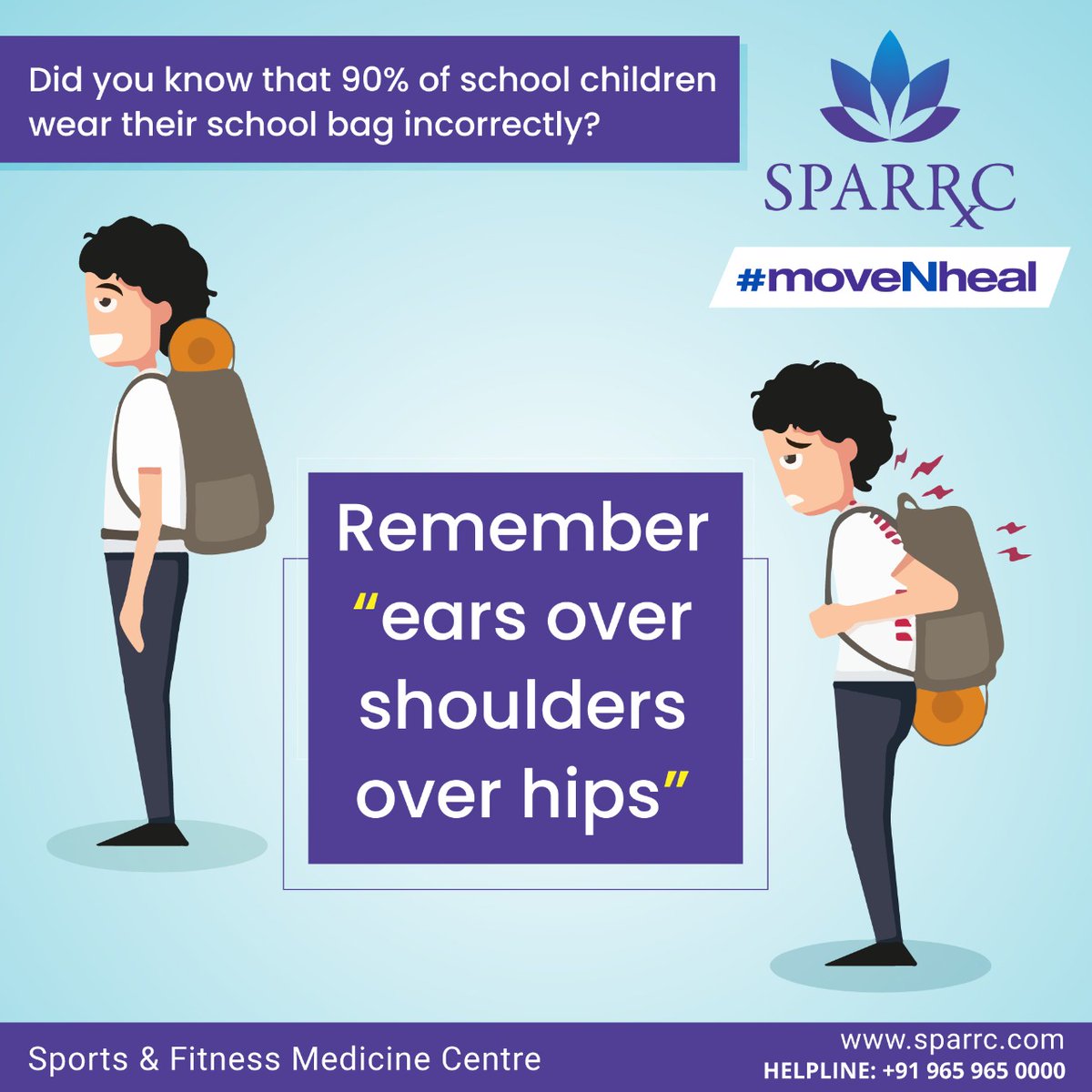 sparrcinstitute's tweet photo. If your child’s head is protruding forward, or their shoulder falls behind their hip, there is abnormal stress on your child’s spine that may lead to the development of neck pain, back pain, headaches and poor health.
#sparrc #stayhealthy #exercise #workout #life #moveNheal https://t.co/R4yfedkslk