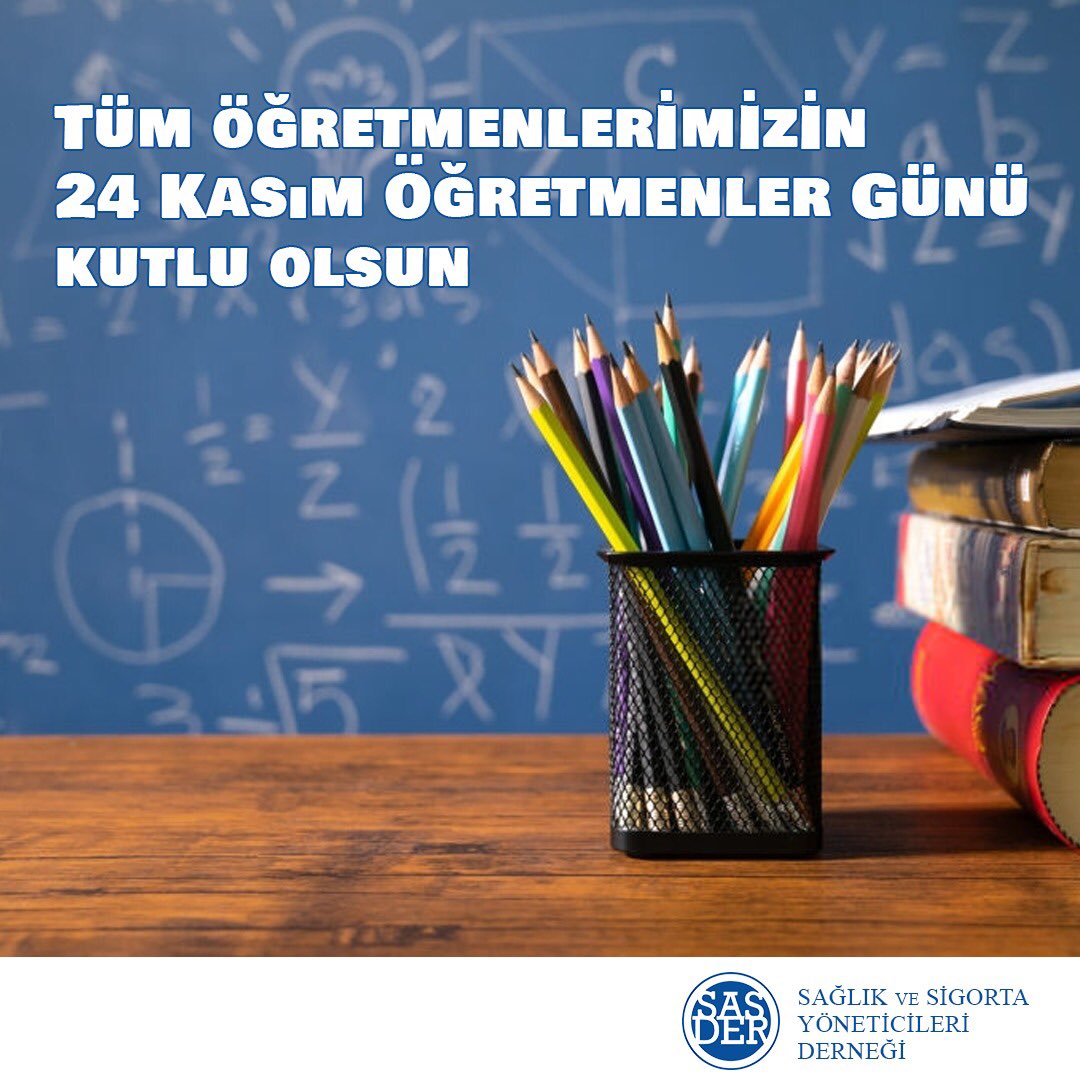 Tüm öğretmenlerimizin 24 Kasım Öğretmenler Günü kutlu olsun

#sasder #öğretmenlergünü #24kasımöğretmenlergünü