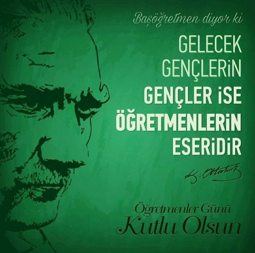 Tüm öğretmenlerimizin öğretmenler günü kutlu olsun 🙂 #24KasımÖğretmenlerGünü