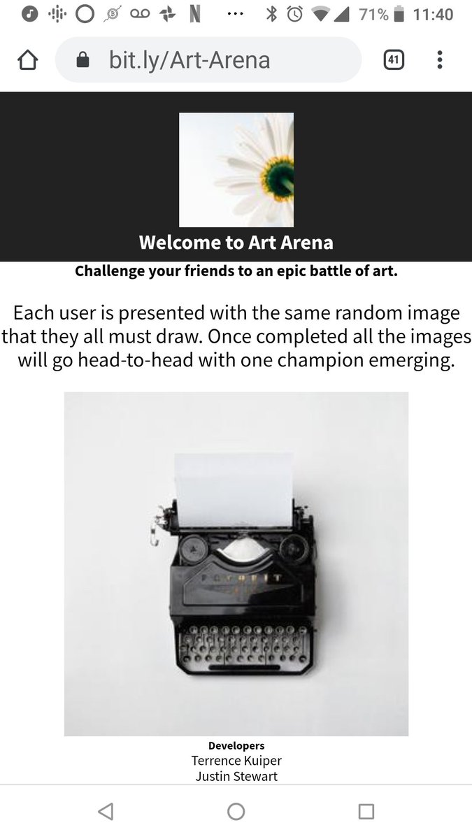 kingwarrior's tweet image. Day 3 of my @lighthouse_labs final project. #webDevelopmentBootcamp.   bit.ly/Art-Arena
