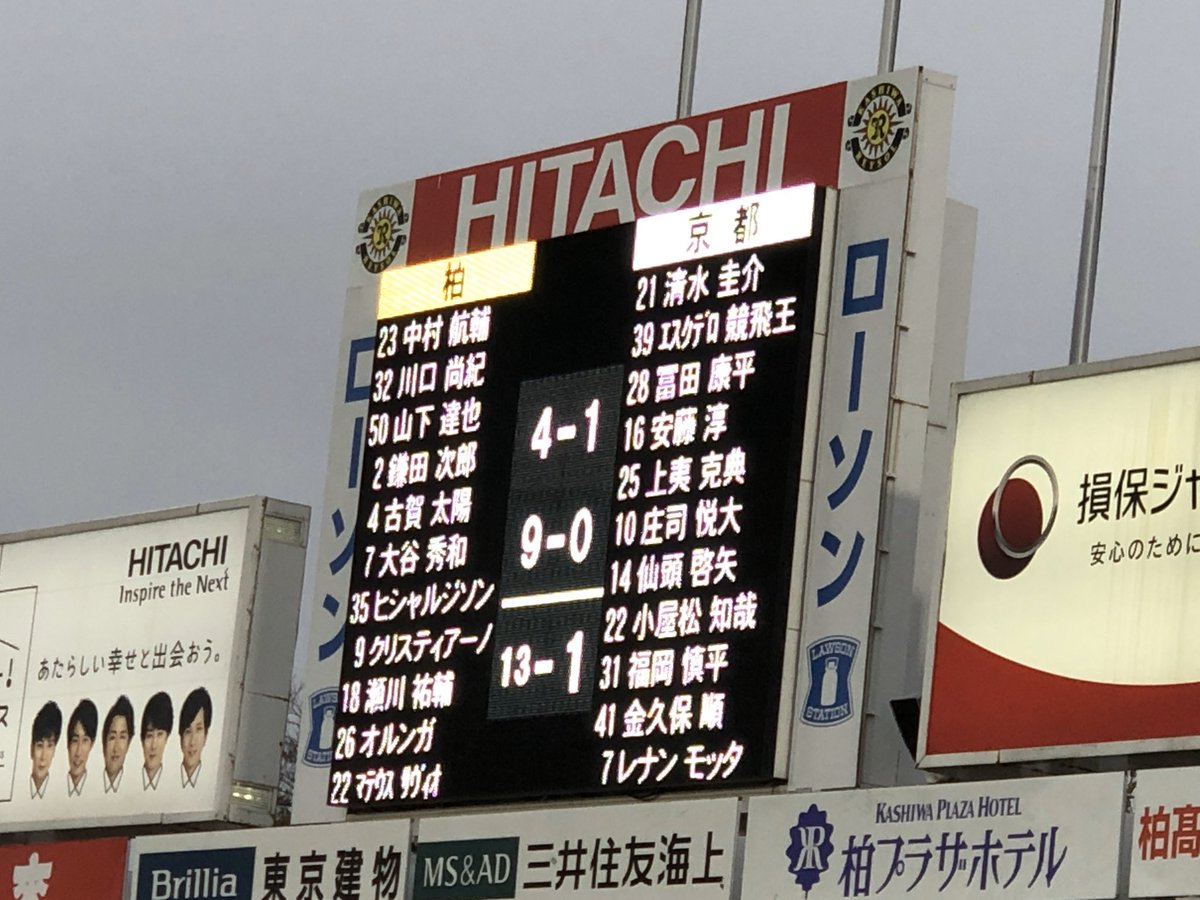 柏対京都