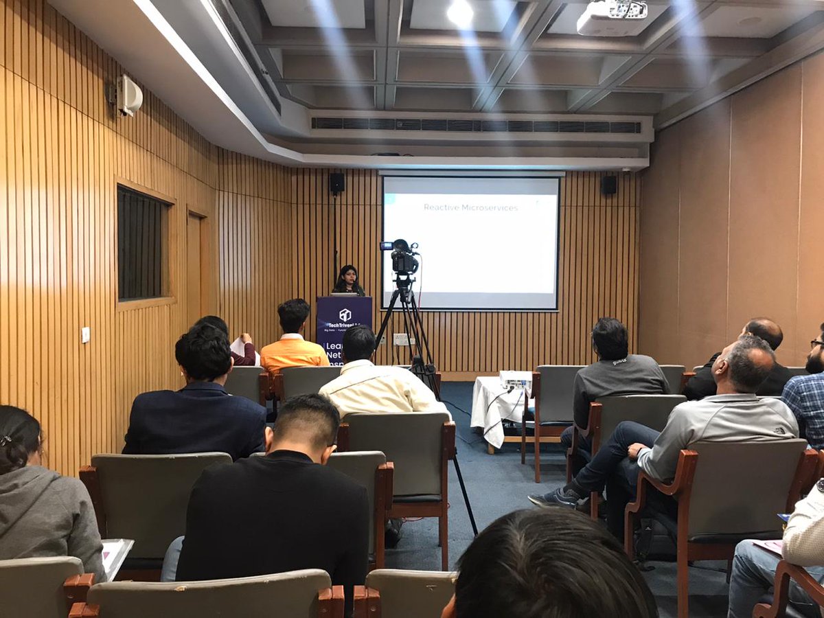 TechTriveni's tweet image. Glad to have Sumita Mudgil from MiQ Digital India in the #TechTriven and her insightful session on #Reactivemicroservices. #event #techconference #techleaders #techcommunity #delhincr