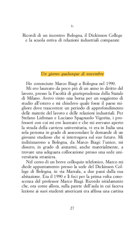 MicheTiraboschi's tweet photo. Non conservo memoria della data del mio primo incontro con il professor Marco Biagi. Era un giorno qualunque di novembre. Lui era nato a Bologna il 24 novembre 1950. Oggi avrebbe 69 anni. Al link che segue, open access, il ricordo di una persona a me cara https://t.co/EabxOpEold https://t.co/W3mtk7vrCX
