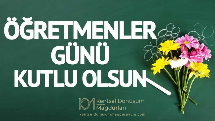 Ülke kararmasın diye ışığıyla yollarımızı aydınlatan tüm öğretmenlerimizin öğretmenler günü kutlu olsun.

kentseldonusummagduruyum.com
@kentseldonusumd 
<a href="/kentsel_donusum/">KentselDonusum</a>