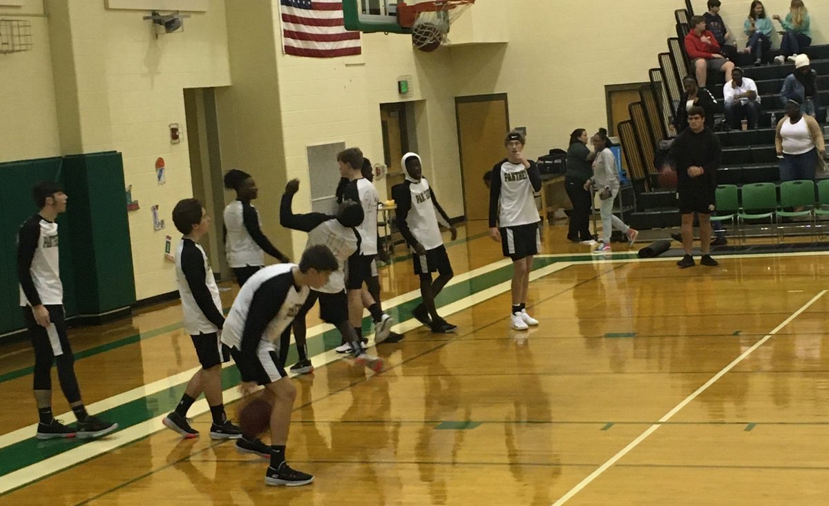 pellcityhigh's tweet photo. Varsity basketball boys warming up and go on to win against Leeds High. #pantherpride @PellCitySchools https://t.co/Sy8qae5UQs