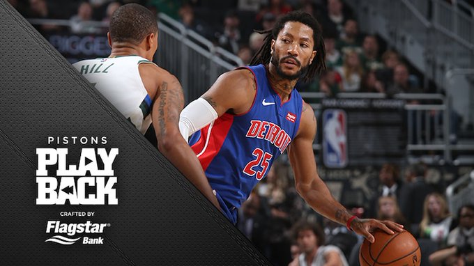 最终雄鹿104-90轻松战胜活塞豪取7连胜。活塞在缺少格里芬的情况下，罗斯高效带队也无能为力。庄神缺少自主进攻能力，带队能力有限，活塞线上实在缺少一个超水准的后卫。